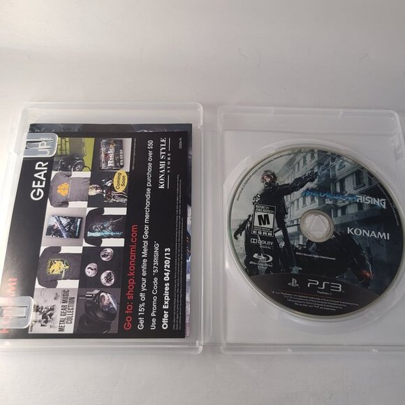 Metal Gear Rising: Revengeance - Sony PlayStation 3 PS3 - Complete CIB - Picture 2 of 3